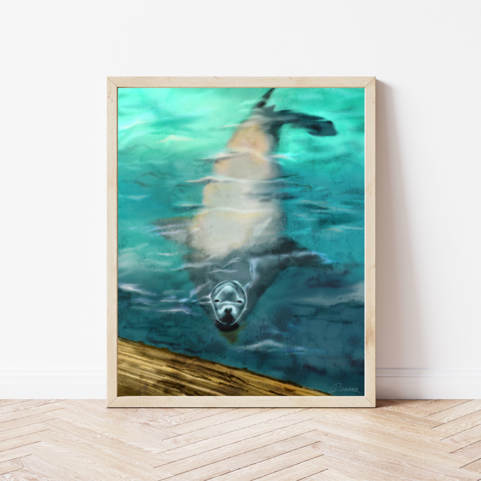 Greetings at the pier