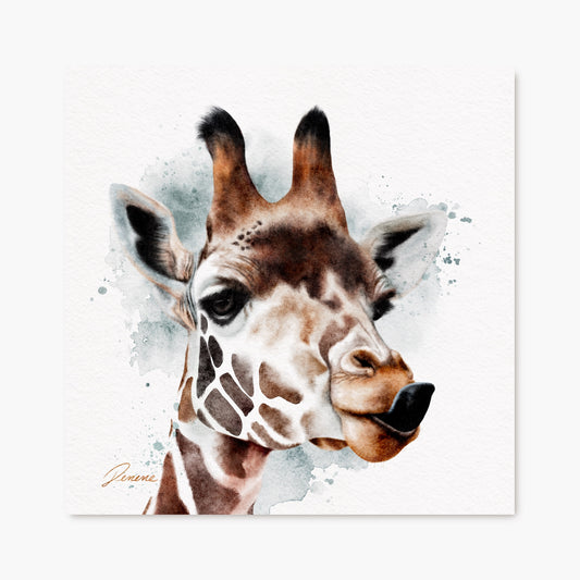 Giraffe Kiss