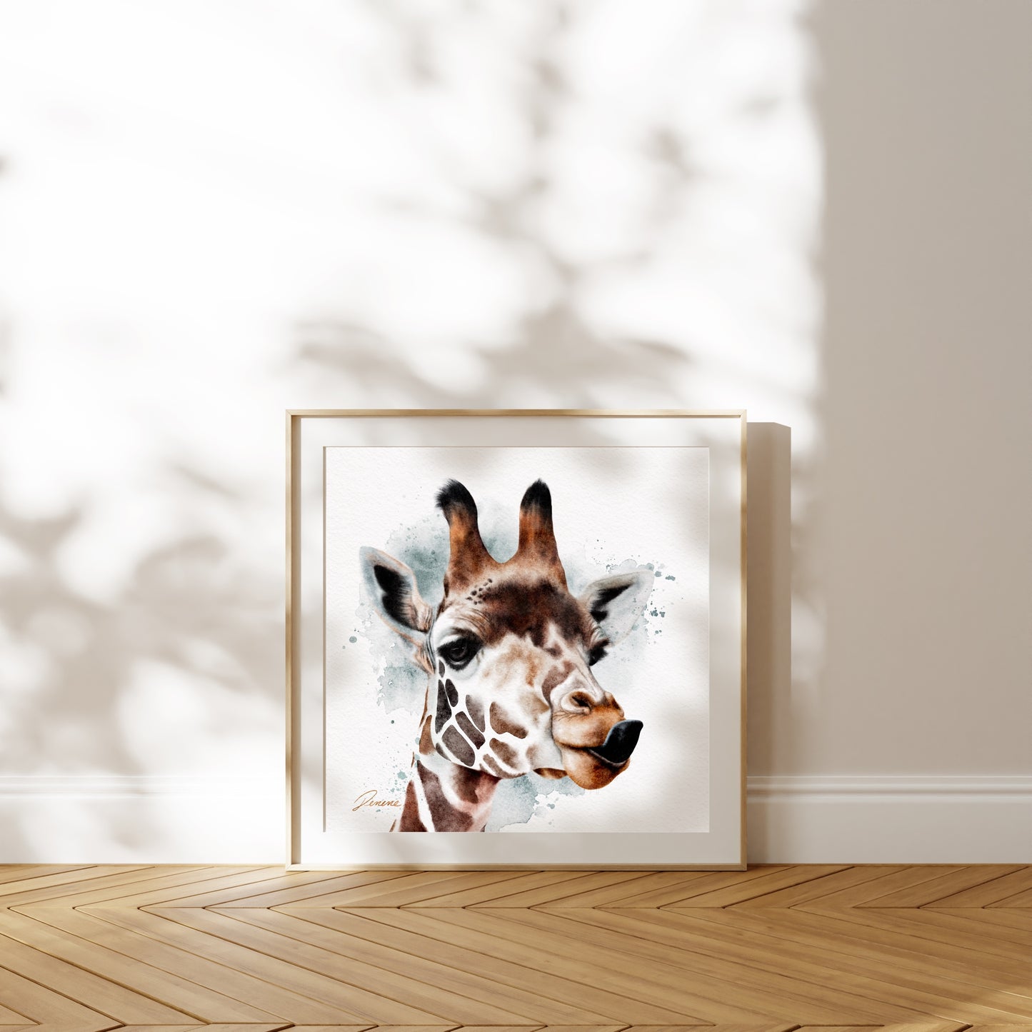 Giraffe Kiss