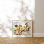 art mockup photo
