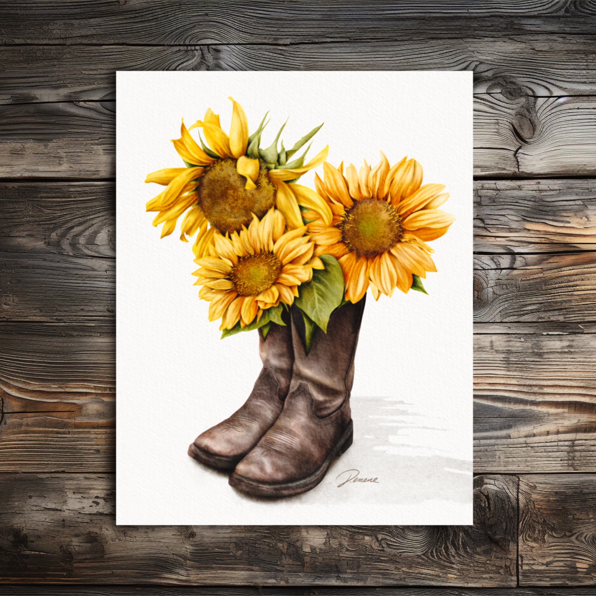 Sunshine in my boots