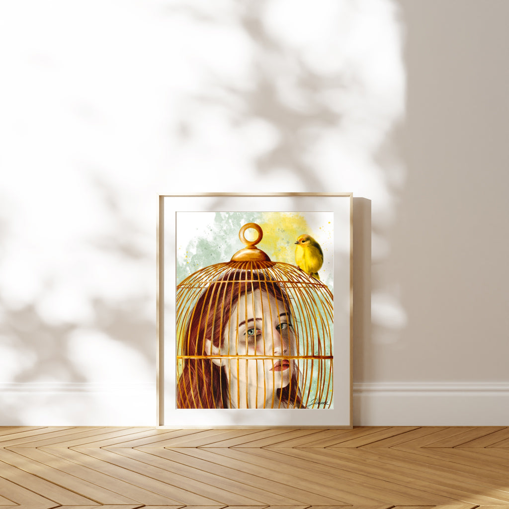art mockup photo