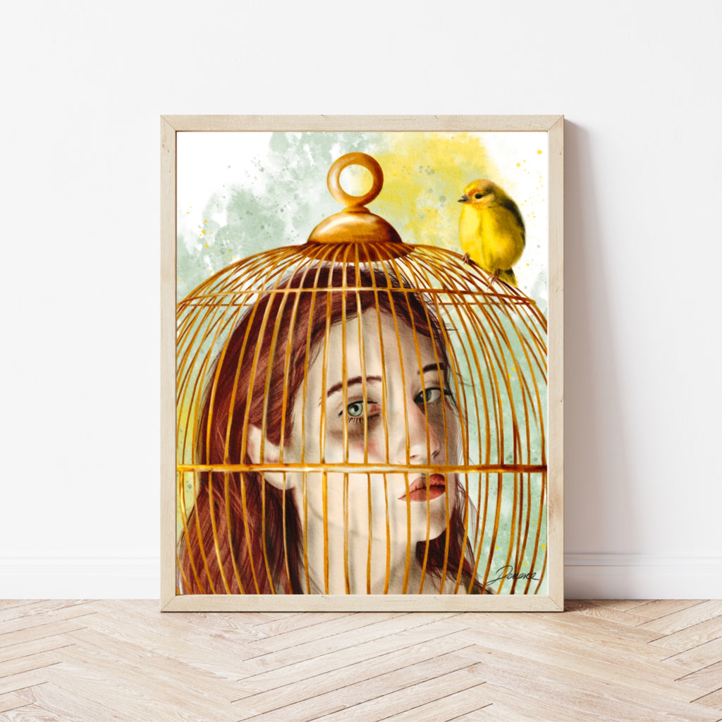 art mockup photo