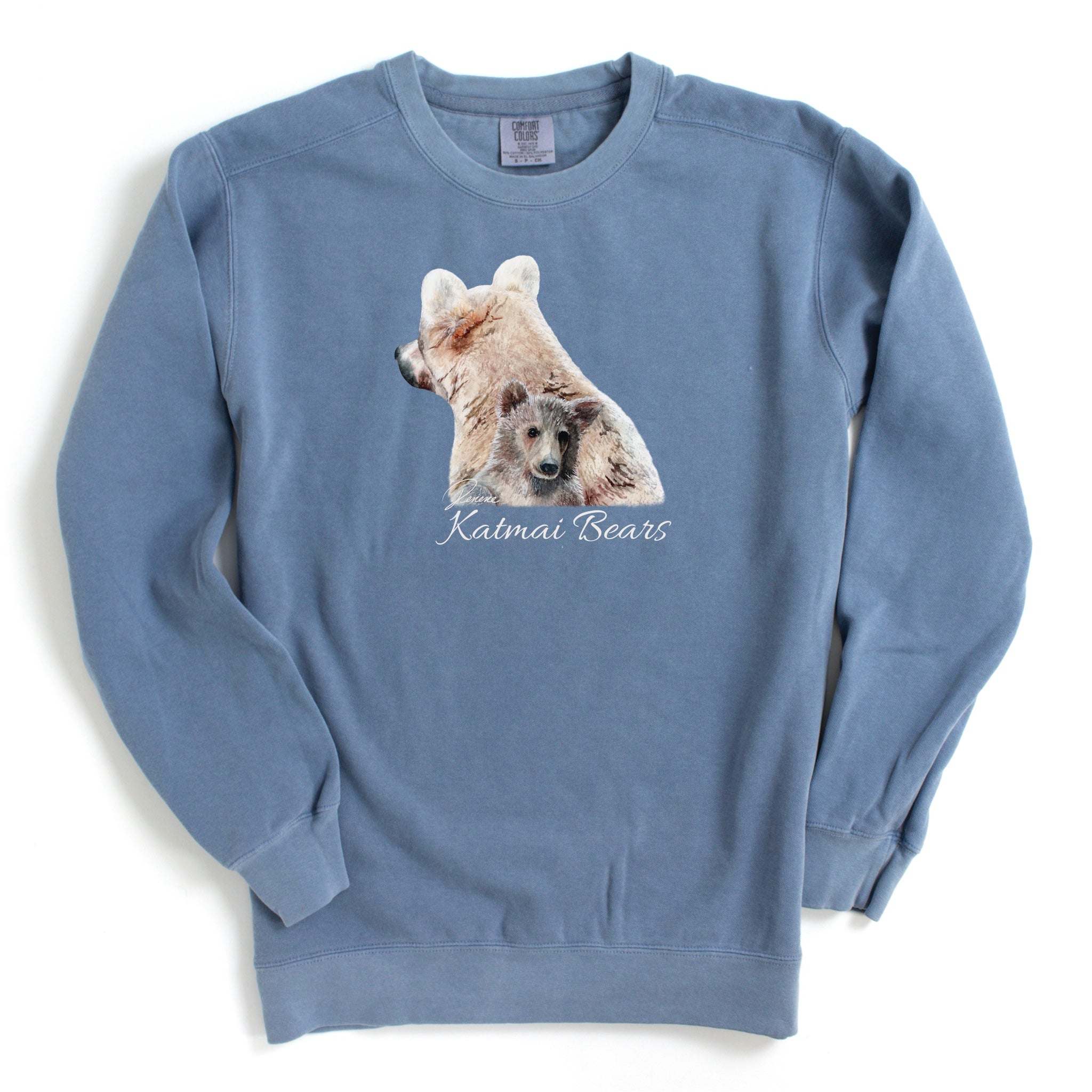 I've got your back, Katmai bears sweatshirt