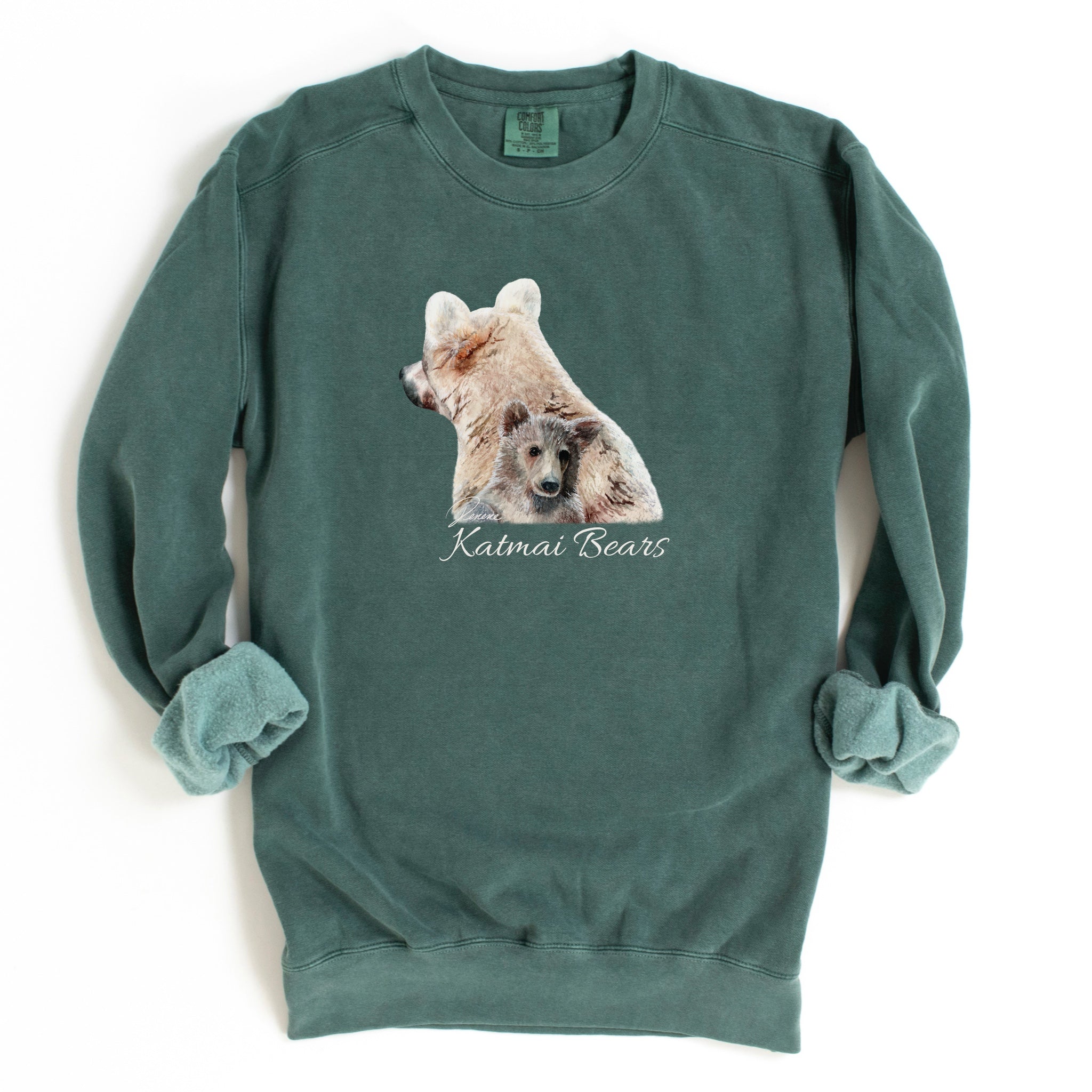 I've got your back, Katmai bears sweatshirt