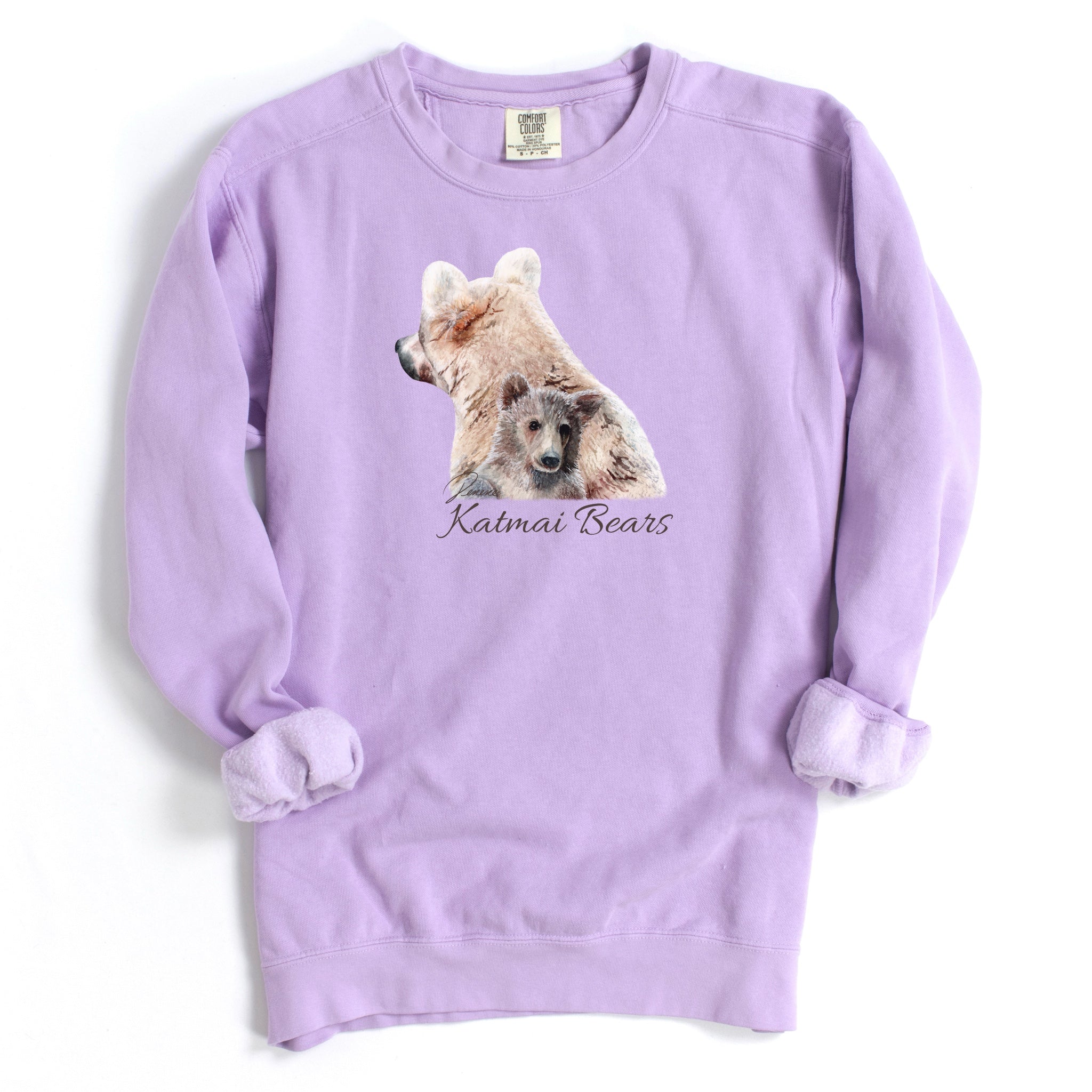 I've got your back, Katmai bears sweatshirt