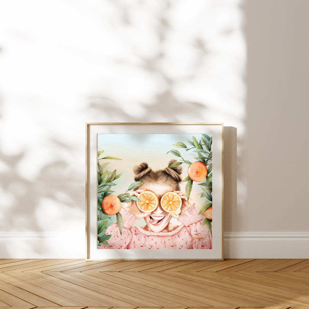 art mockup photo
