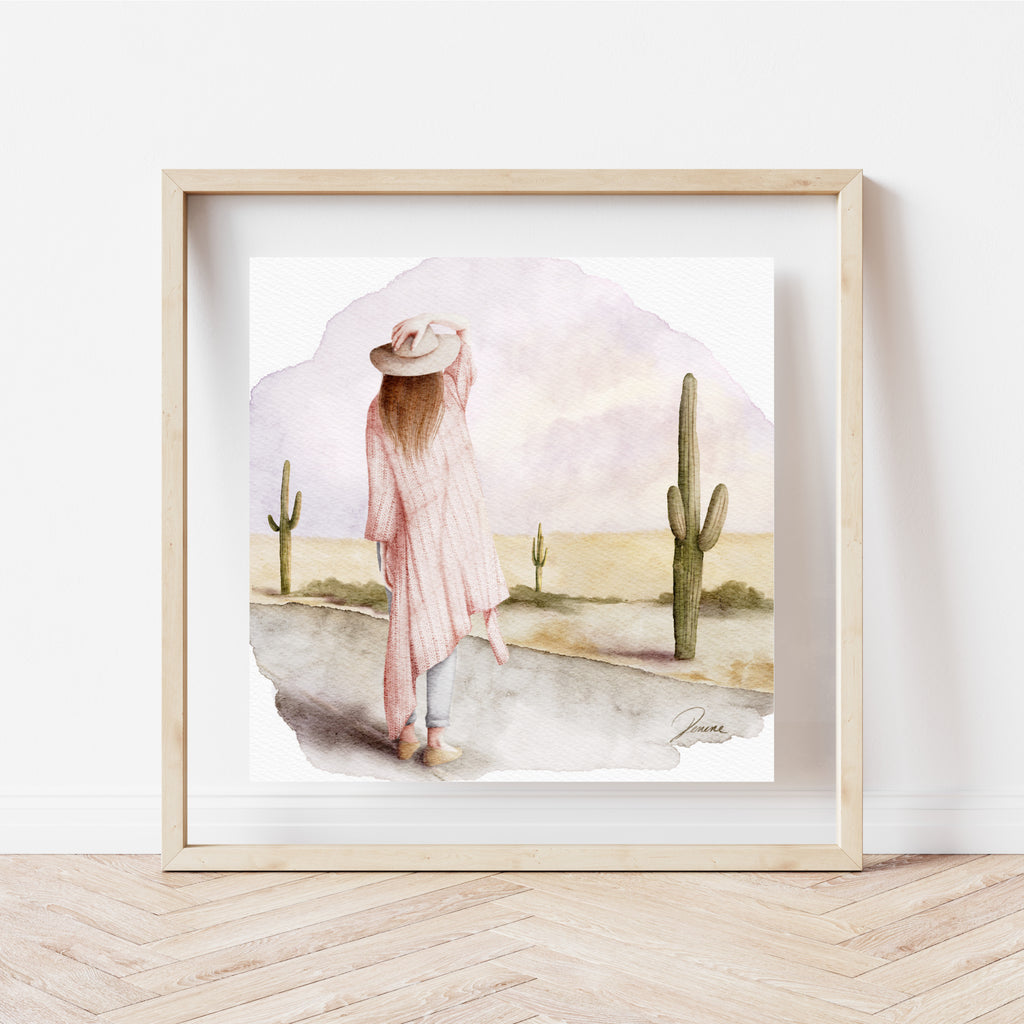 art mockup photo