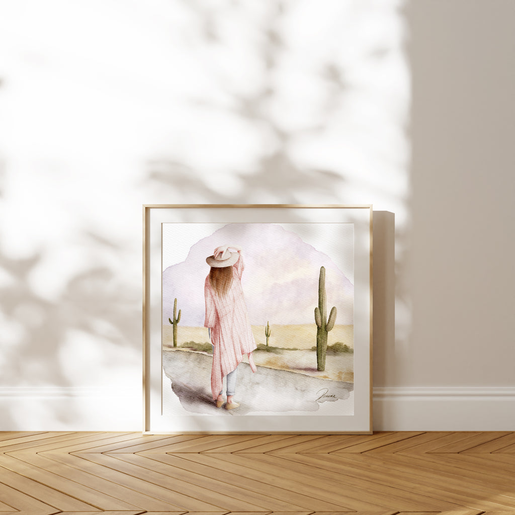 art mockup photo