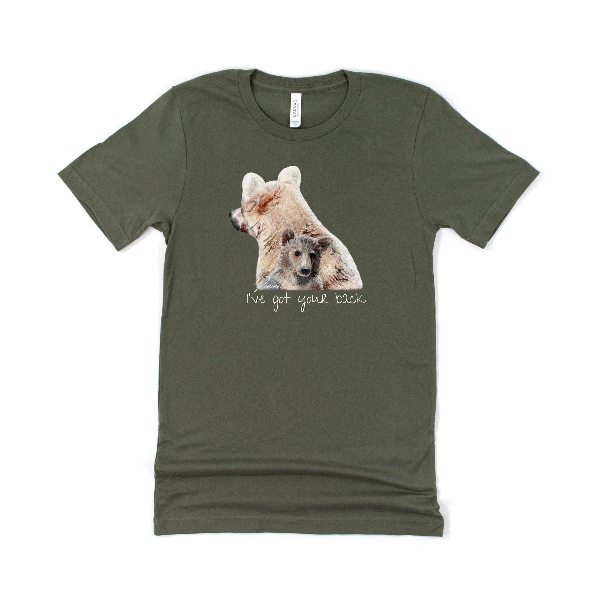 Katmai bears, I've got your back  t-shirt