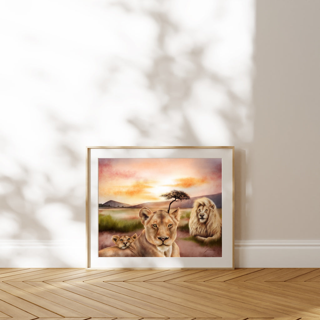 art mockup photo