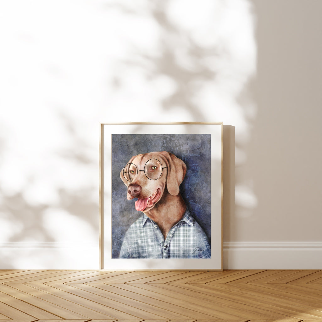 art mockup photo