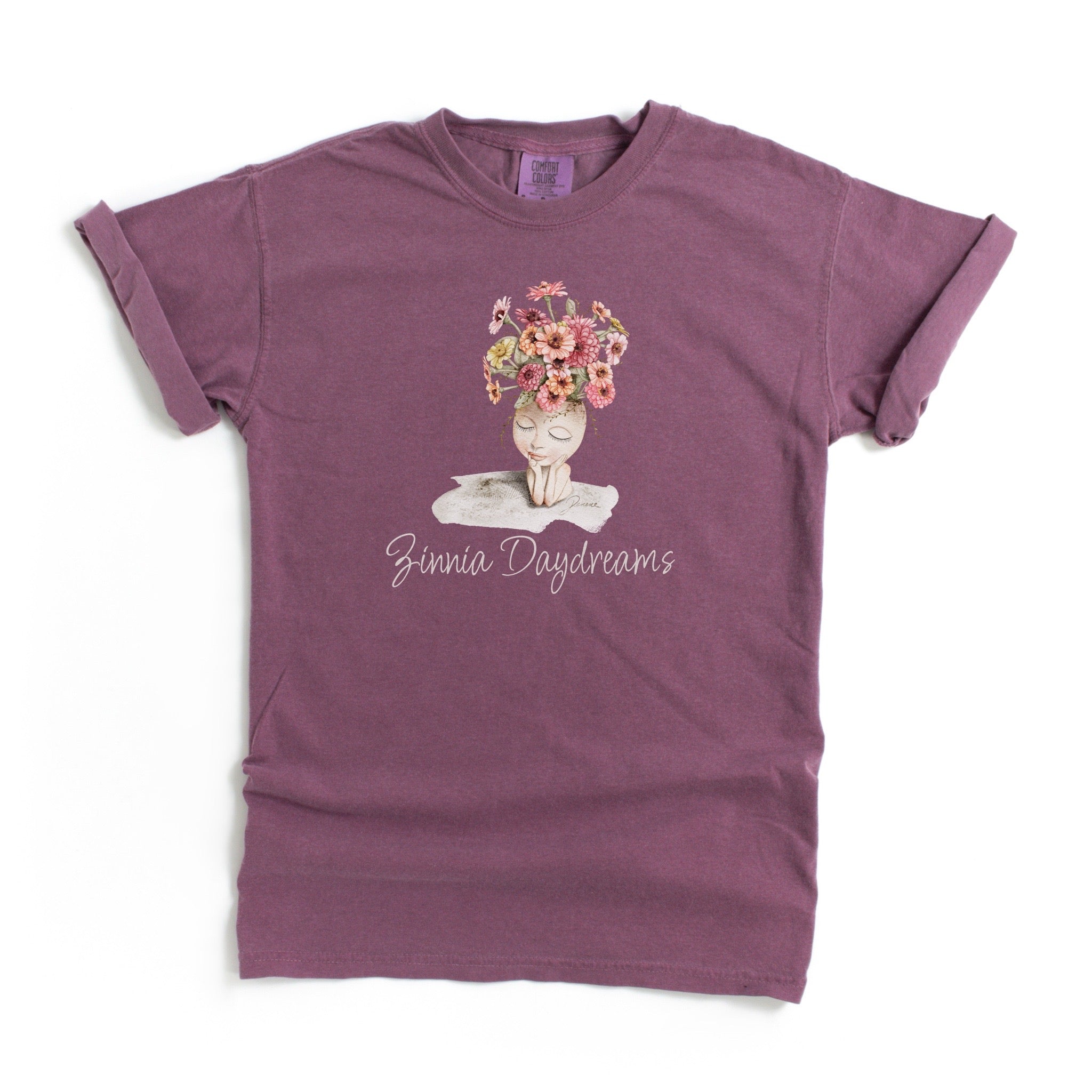 Zinnia daydreams t-shirt