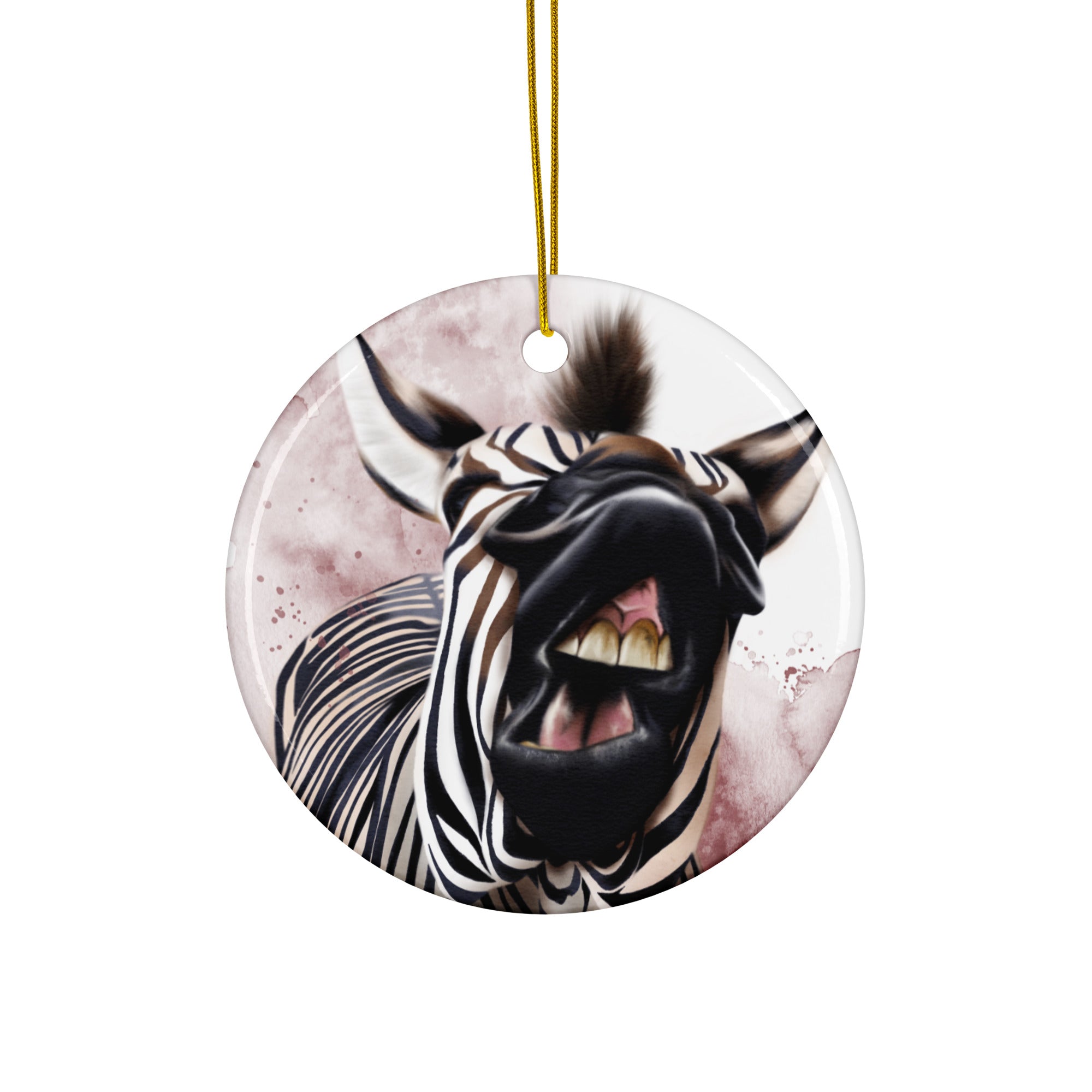 Zebra talking Ornament