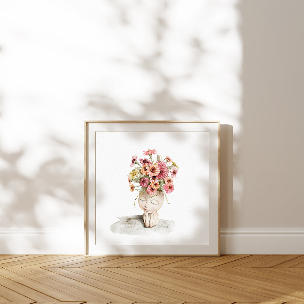 art mockup photo